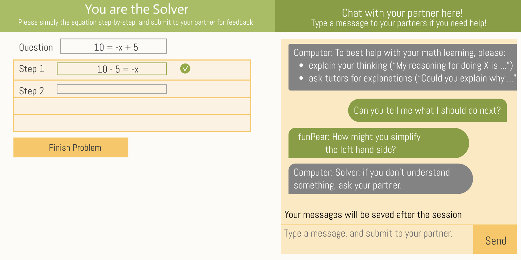 Screenshots of APTA from the perspective of Solvers